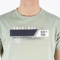 Marcus Migo Herre T-shirt - Fresh Green Mix