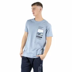 Marcus Paul Herre T-shirt - Faded blue