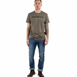 Marcus Ralph Herre T-shirt - Dusty olive