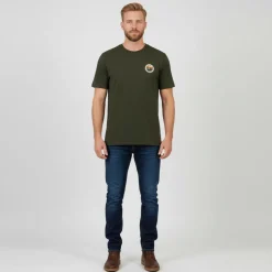 Marcus River Herre T-shirt - Olive Green