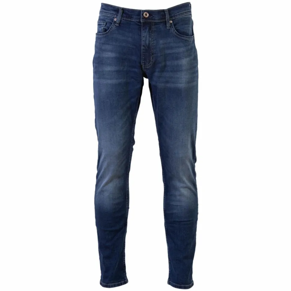 Marcus Sebb Herre Jeans - Med. Blue Used