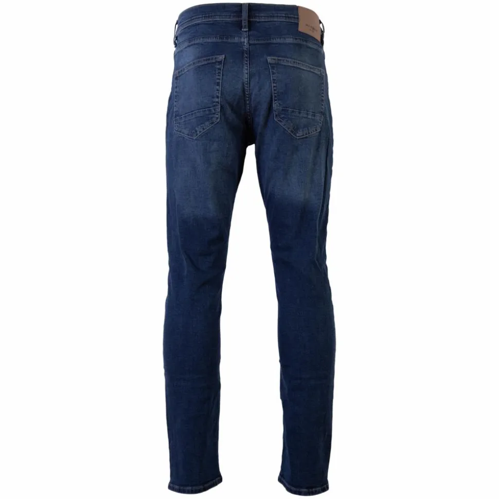 Marcus Sebb Herre Jeans - Med. Blue Used