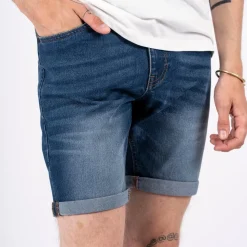 Marcus Slade Herre Shorts - Blue ink.