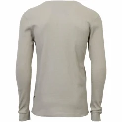Marcus Ziggy Herre Langærmet t-shirt - Bright Sand mix