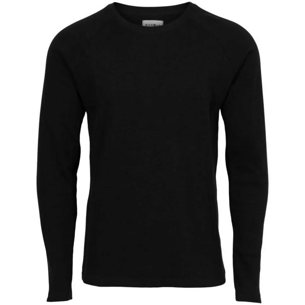 Marcus Ziggy Herre Striktrøje Plus Size - Black