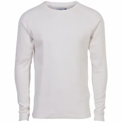 Marcus Ziggy Herre Striktrøje Plus Size - Antic White