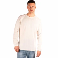 Marcus Ziggy Herre Striktrøje - Antic White