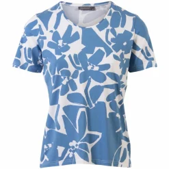 Marinello Dame Kortærmet bluse - Pacific