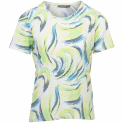 Marinello Dame T-shirt - Green Comb