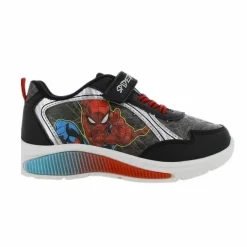 Marvel Drenge Sneakers m. blink - Sort/sølv