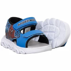 Marvel Marvel Spider Man Børne Sandaler m. blink - Kobolt/Sort