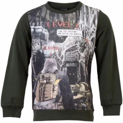 Me Too Drenge Sweatshirt - Kombu Green