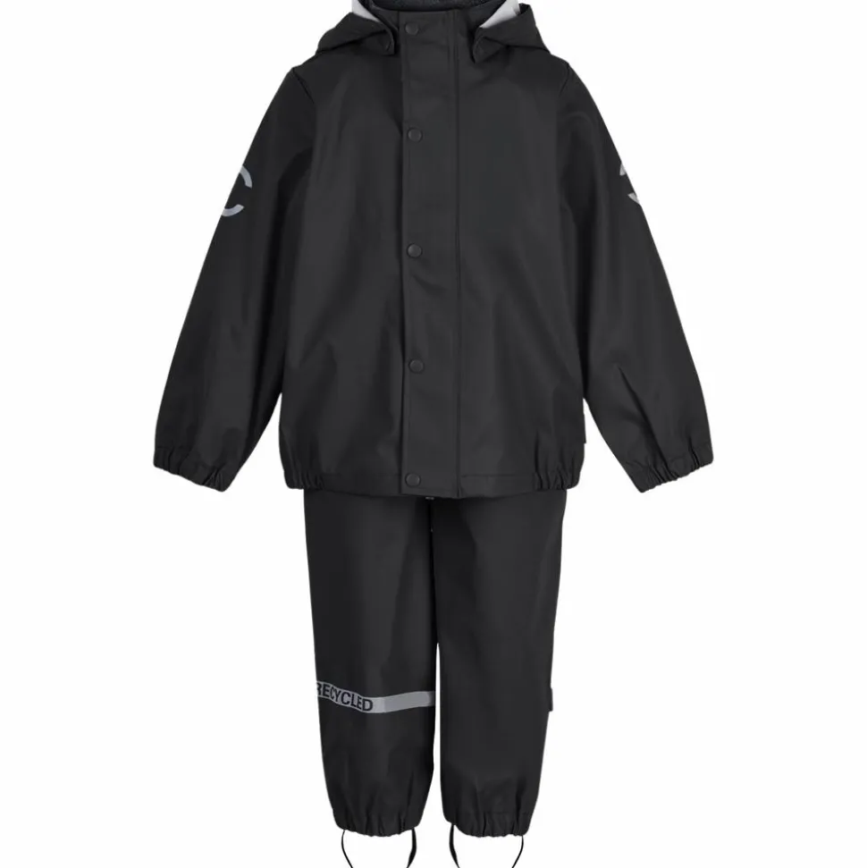 Mikk-line Børne Regnsæt - Black