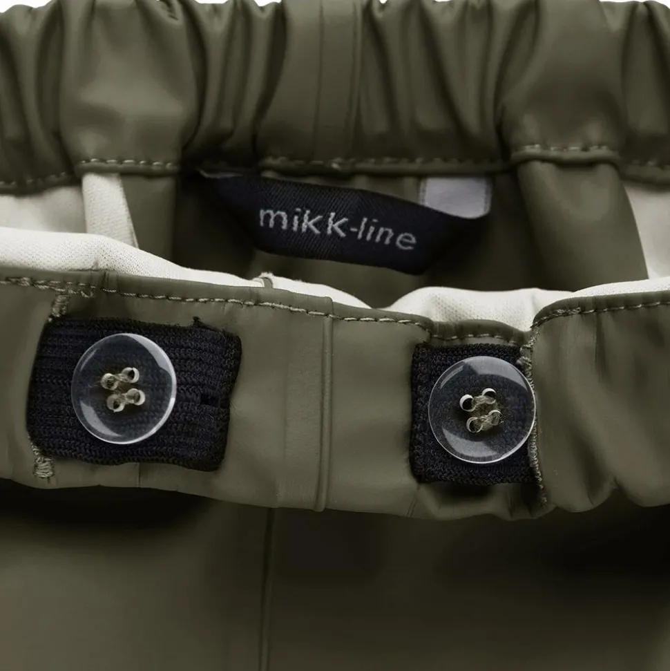Mikk-line Børne Regnsæt - Dusty Olive