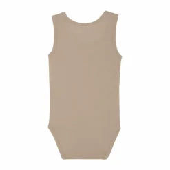 Minymo Baby Body i bambus - Simply Taupe
