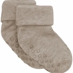 Minymo Baby Strømper - Silver Mink Melange