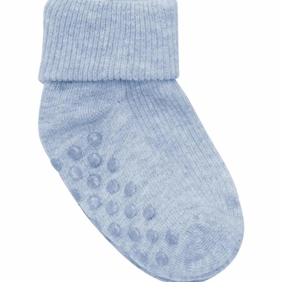 Minymo Baby Strømper - Winter Sky Melange