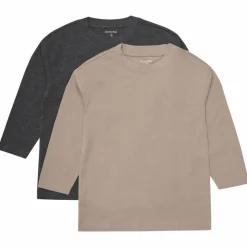 Minymo Børne Langærmet t-shirt - Fossil