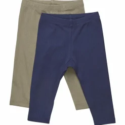 Minymo Børne Leggings i økologisk bomuld - Dark Navy