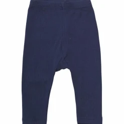 Minymo Børne Leggings i økologisk bomuld - Goblin Blue
