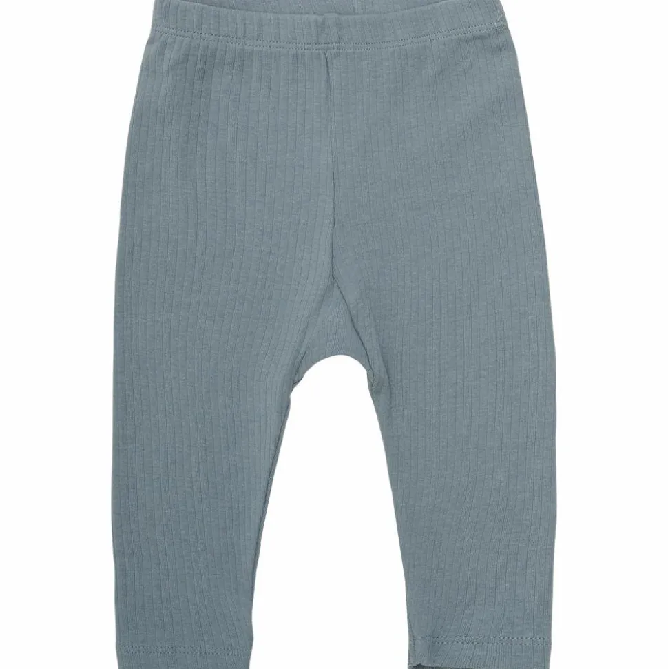 Minymo Børne Leggings i økologisk bomuld - Goblin Blue