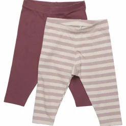Minymo Børne Leggings i økologisk bomuld - Violet Ice
