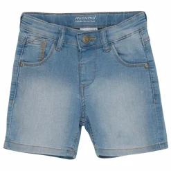 Minymo Børne Shorts i økologisk bomuld - Light Dusty Blue