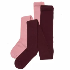 Minymo Børne Strømpebukser i uldmix - Burnished Lilac