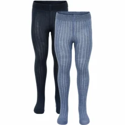 Minymo Børne Strømpebukser - Blue Melange