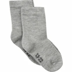 Minymo Børne Strømper - Light Grey Melange