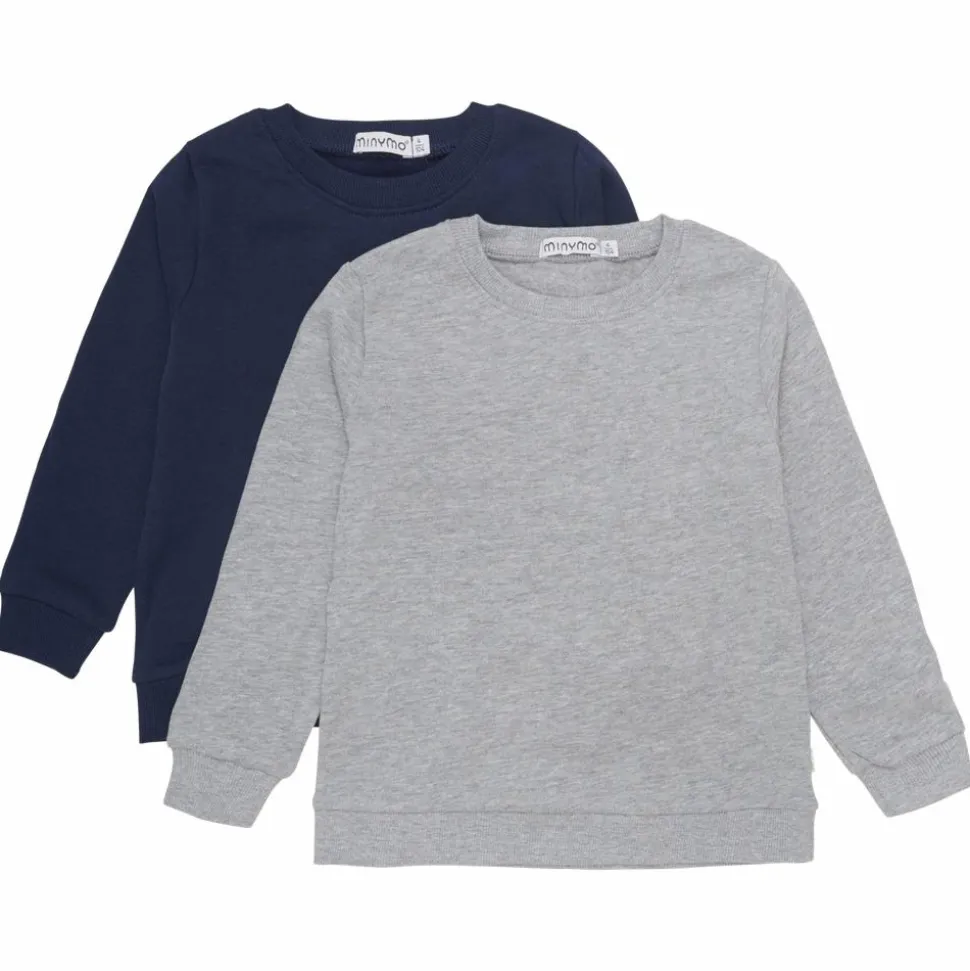 Minymo Børne Sweatshirt - Greymelange