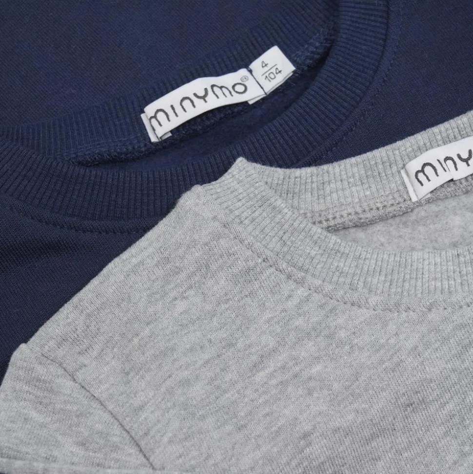 Minymo Børne Sweatshirt - Greymelange