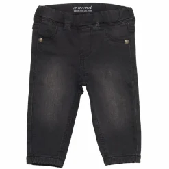 Minymo Drenge Jeans i økologisk bomuld - Grey Black