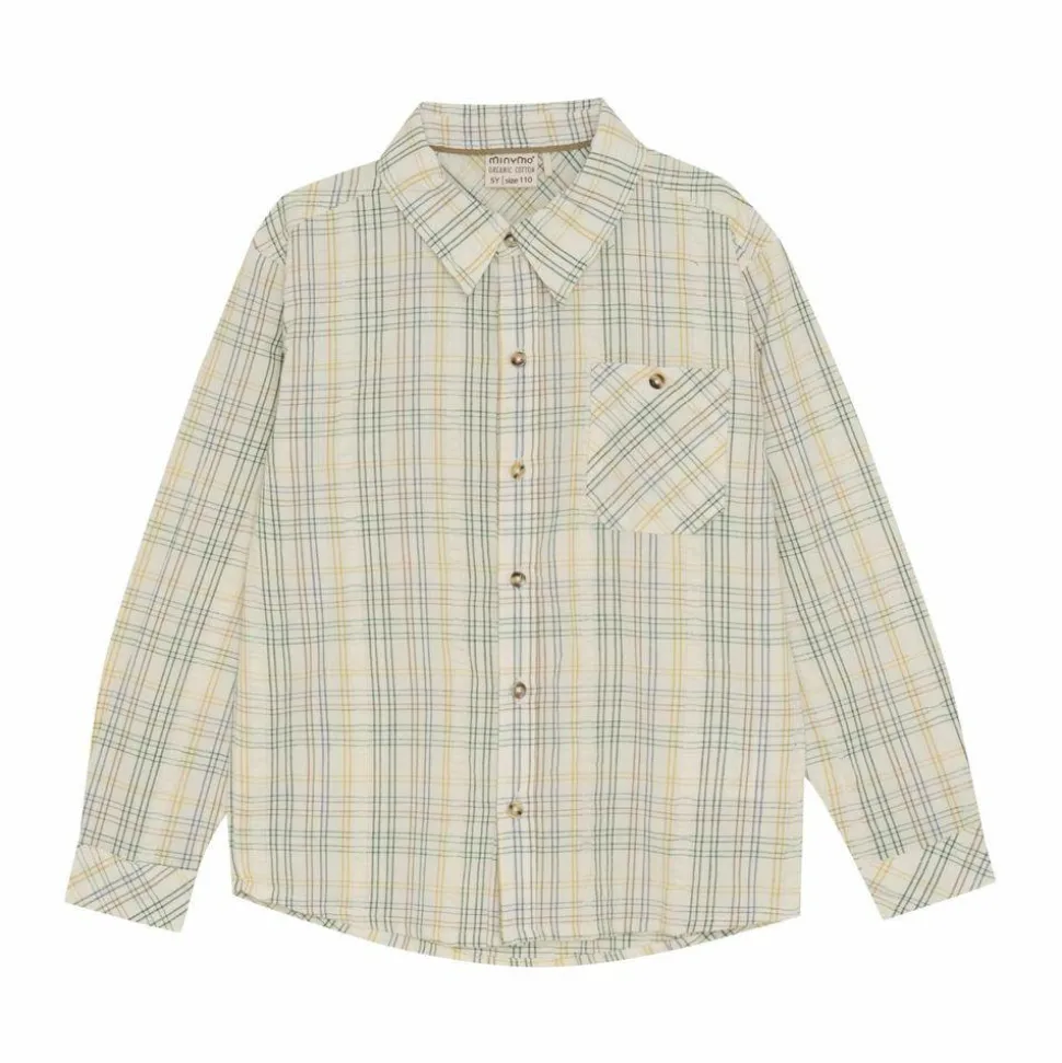 Minymo Drenge Skjorte - Marshmallow White