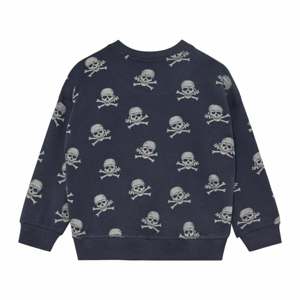 Minymo Drenge Sweatshirt i økologisk bomuld - Odyssey Gray