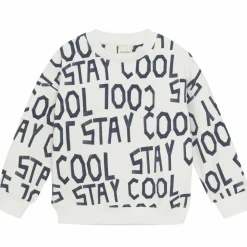 Minymo Drenge Sweatshirt - Marshmallow White