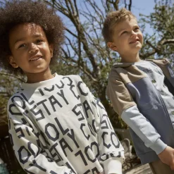 Minymo Drenge Sweatshirt - Marshmallow White