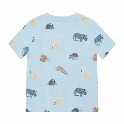Minymo Drenge T-shirt i økologisk bomuld - Niagara Mist