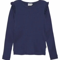 Minymo Pige Bluse - Dark Navy