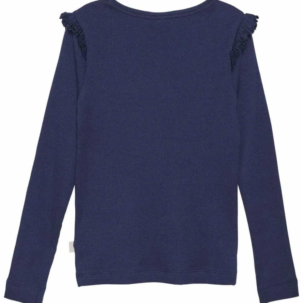 Minymo Pige Bluse - Dark Navy