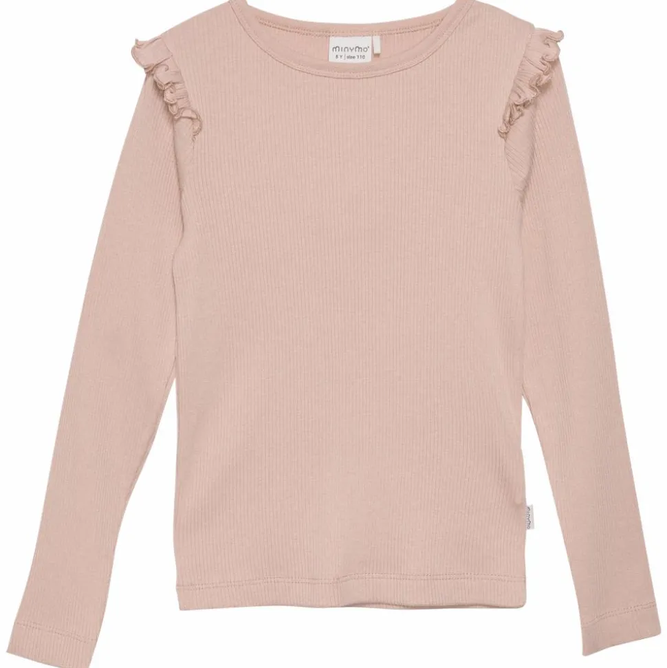 Minymo Pige Bluse - Misty Rose