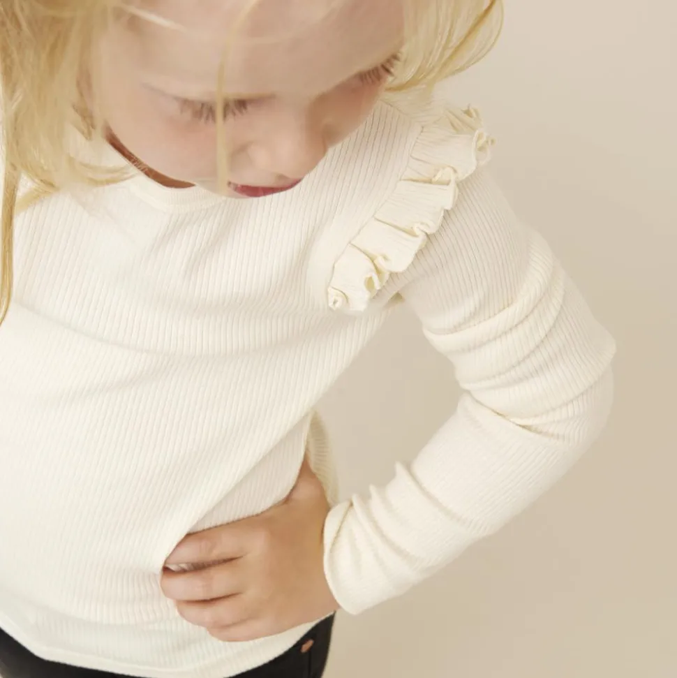 Minymo Pige Bluse - Seedpearl