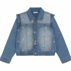 Minymo Pige Denimjakke - Blue Fog