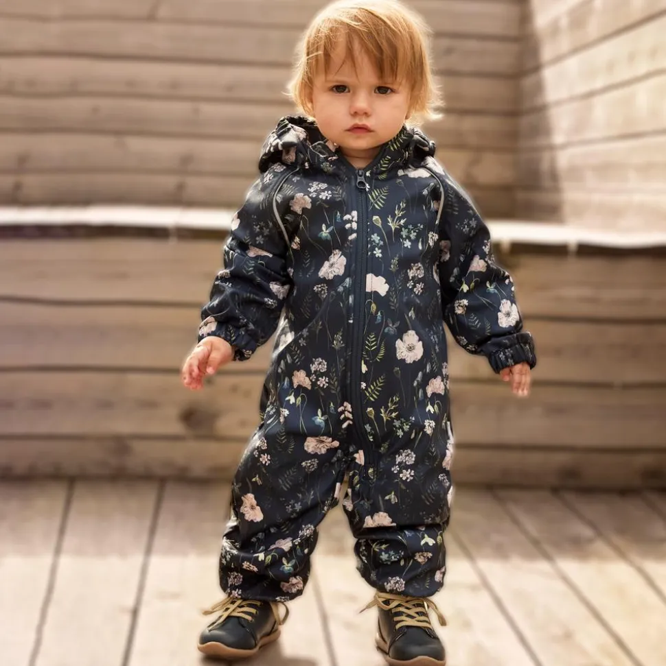 Minymo Pige Heldragt m. BIONIC-FINISH® ECO coating - Blue Nights