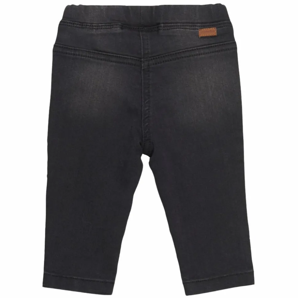 Minymo Pige Jeans i økologisk bomuld - Grey Black