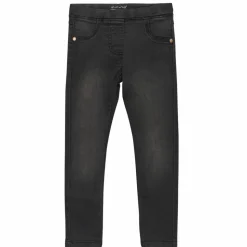 Minymo Pige Jeggings i økologisk bomuld - Grey Black