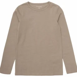 Minymo Pige Langærmet t-shirt - Apple Butter
