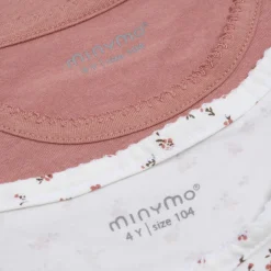 Minymo Pige Langærmet t-shirt - Canyon Rose