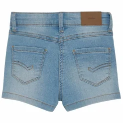 Minymo Pige Shorts i økologisk bomuld - Light dusty blue