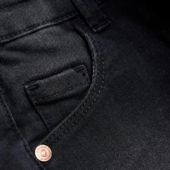 Minymo Pige Shorts i økologisk bomuld - Grey Black
